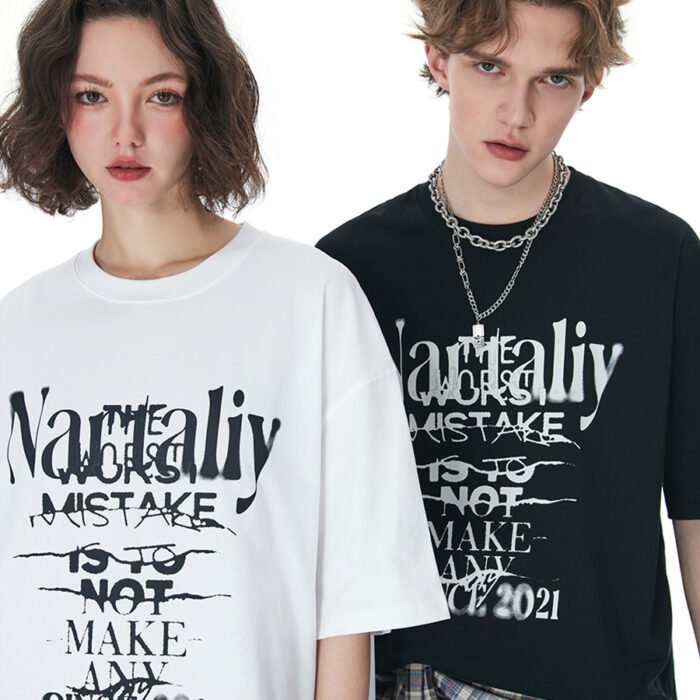 NARTALIY summer American short-sleeved T-shirt