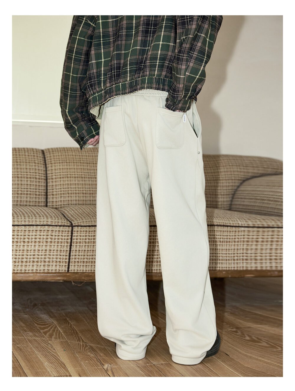 NARTALIY Curved Splicing Sweatpants - Men's Spring and Autumn Trendy American High Street Sports Trousers - Image 5