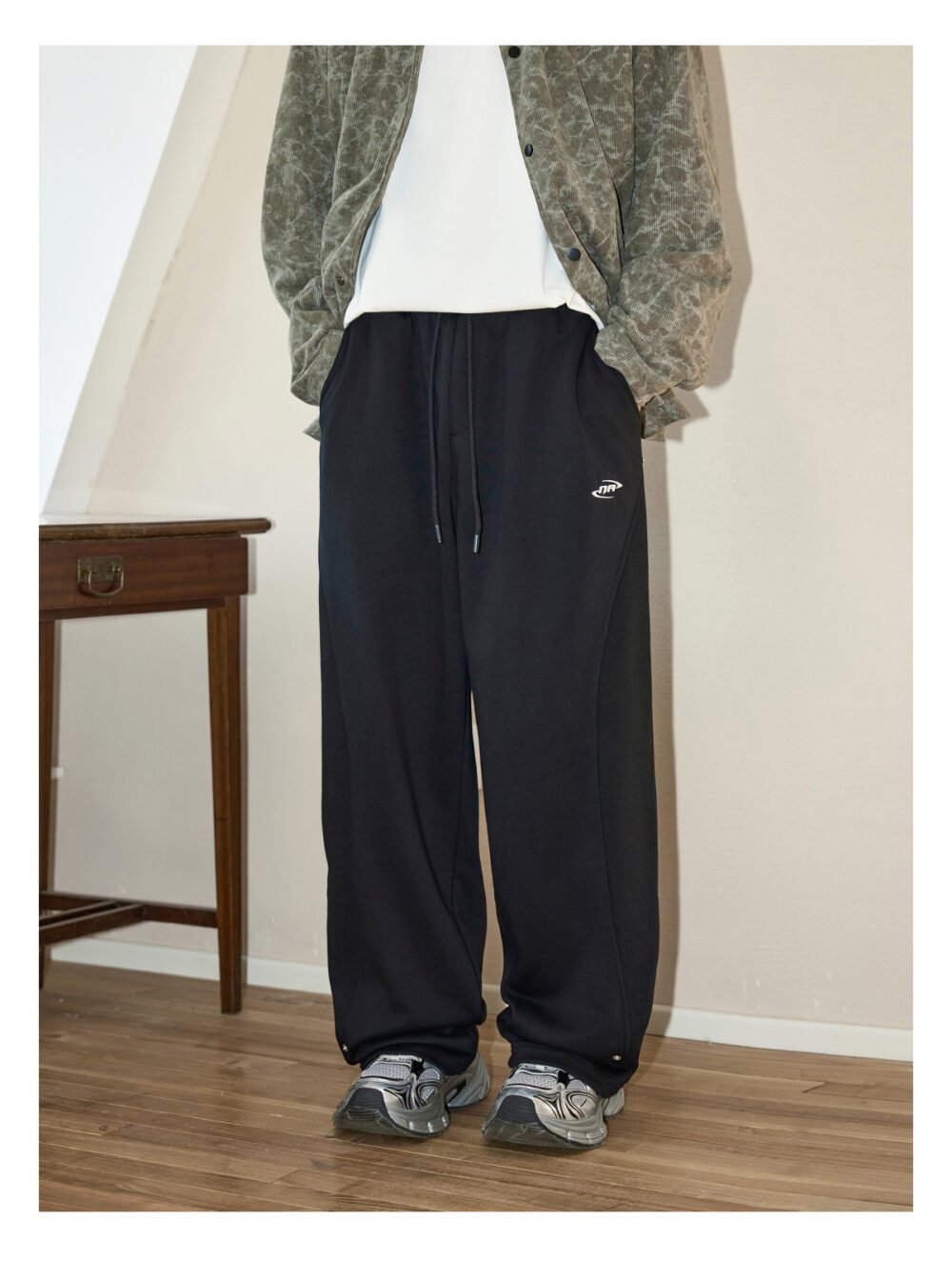 NARTALIY Curved Splicing Sweatpants - Men's Spring and Autumn Trendy American High Street Sports Trousers - Image 6
