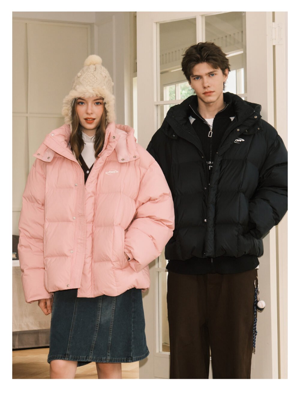 NARTALIY American Style Hooded Detachable Down Jacket - Unisex Short Winter Trendy Brand - Image 2
