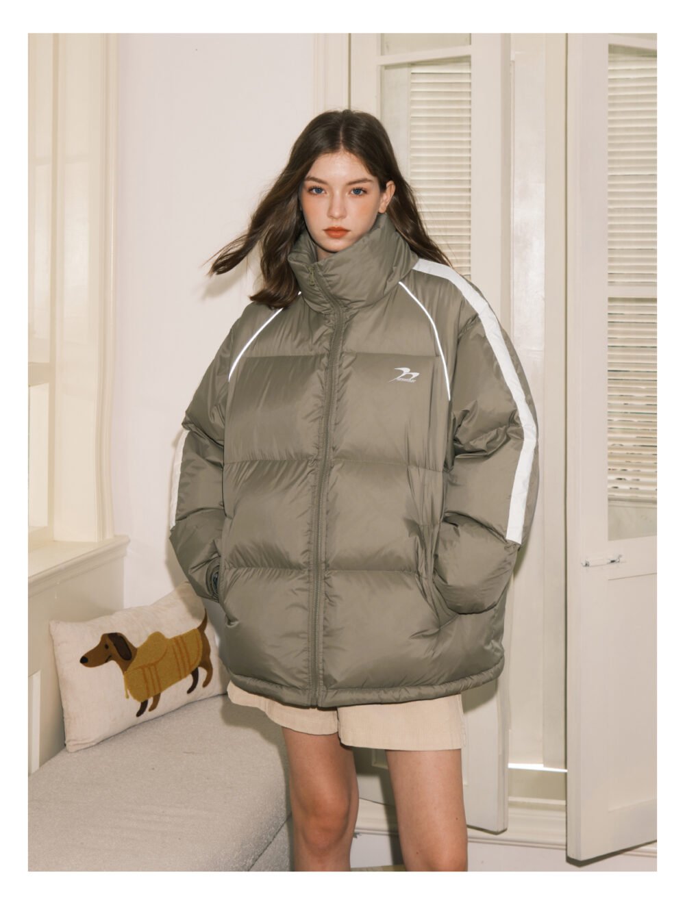 NARTALIY American Reflective White Duck Down Jacket - Unisex Winter Cold Protection Bread Coat - Image 8