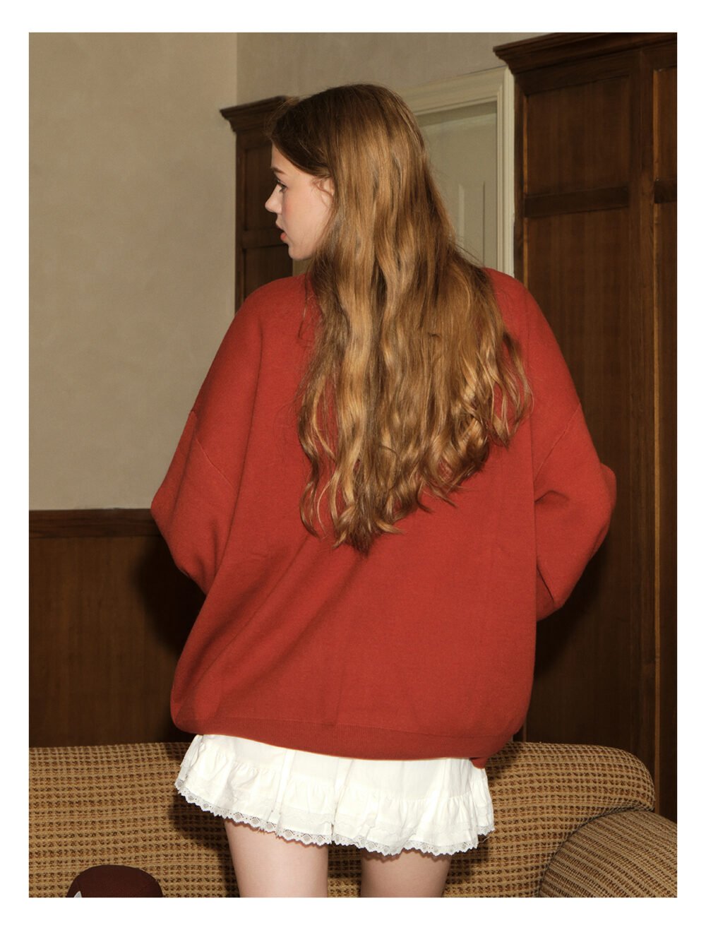 NARTALIY Puppy Round Neck Sweater - Unisex Autumn and Winter American Retro Trend Loose Sweater - Image 11