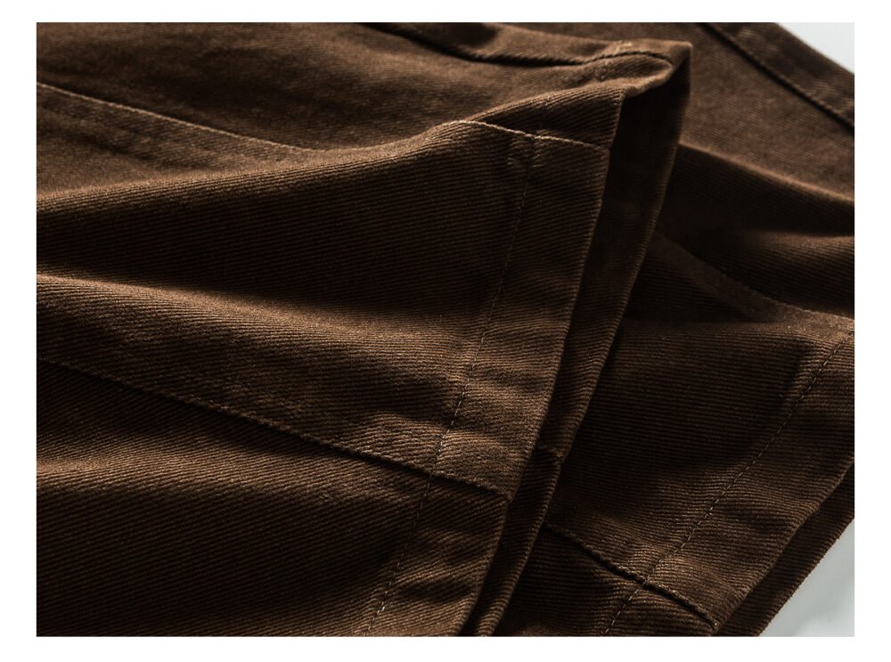 NARTALIY American High Street Washed Old Casual Pants - Men's Pure Cotton Trend Spring and Autumn Wide-Leg Trousers - Image 10