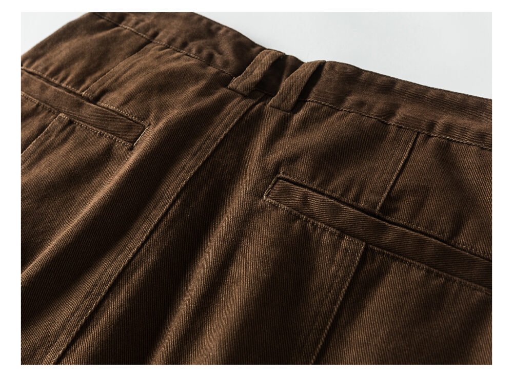 NARTALIY American High Street Washed Old Casual Pants - Men's Pure Cotton Trend Spring and Autumn Wide-Leg Trousers - Image 11