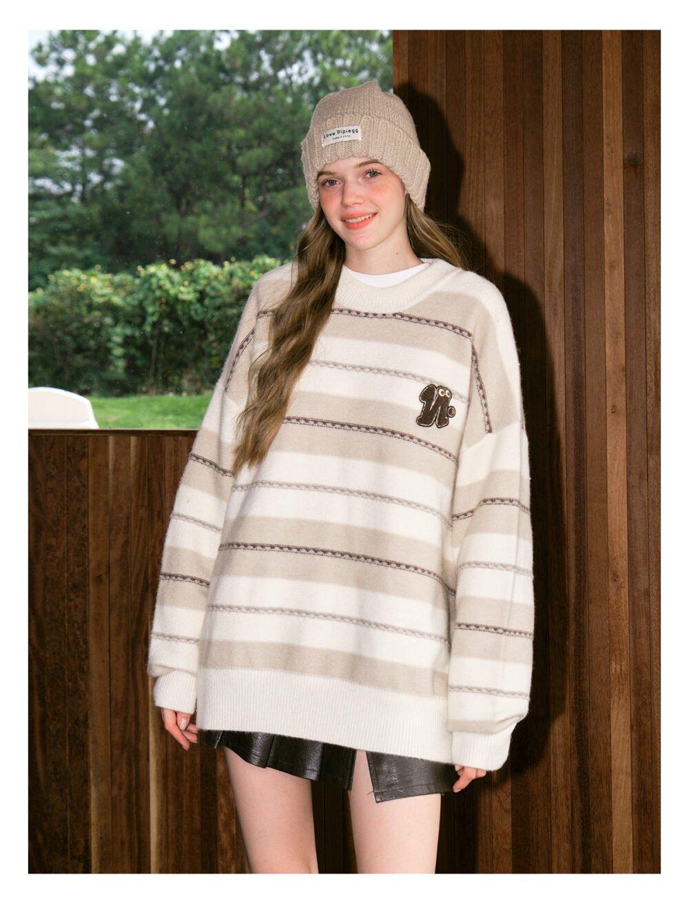 NARTALIY American Retro Striped Sweater - Unisex Autumn and Winter Loose Knitted Jacket - Image 10