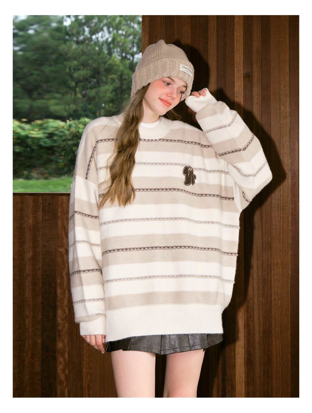 NARTALIY American Retro Striped Sweater - Unisex Autumn and Winter Loose Knitted Jacket - Image 11