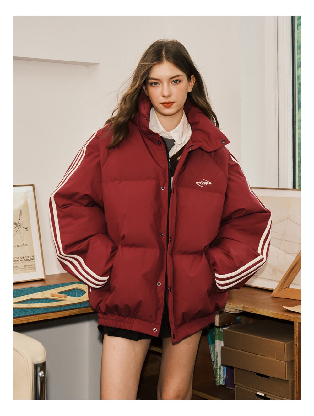 NARTALIY American Ribbon Short Down Jacket - Unisex Winter Trendy Brand - Image 9