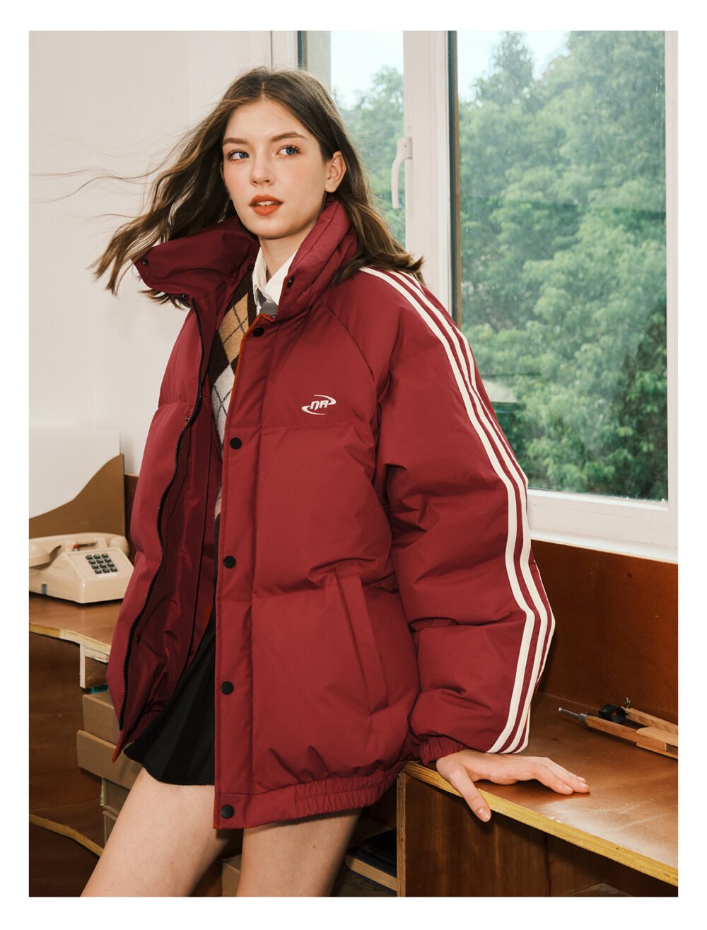 NARTALIY American Ribbon Short Down Jacket - Unisex Winter Trendy Brand - Image 7