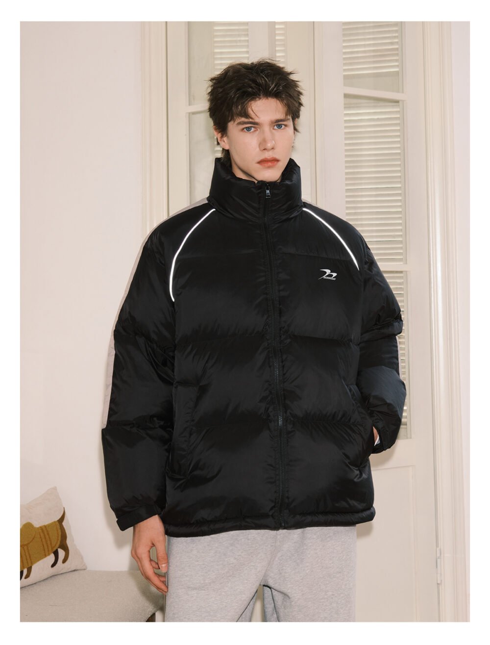 NARTALIY American Reflective White Duck Down Jacket - Unisex Winter Cold Protection Bread Coat - Image 7