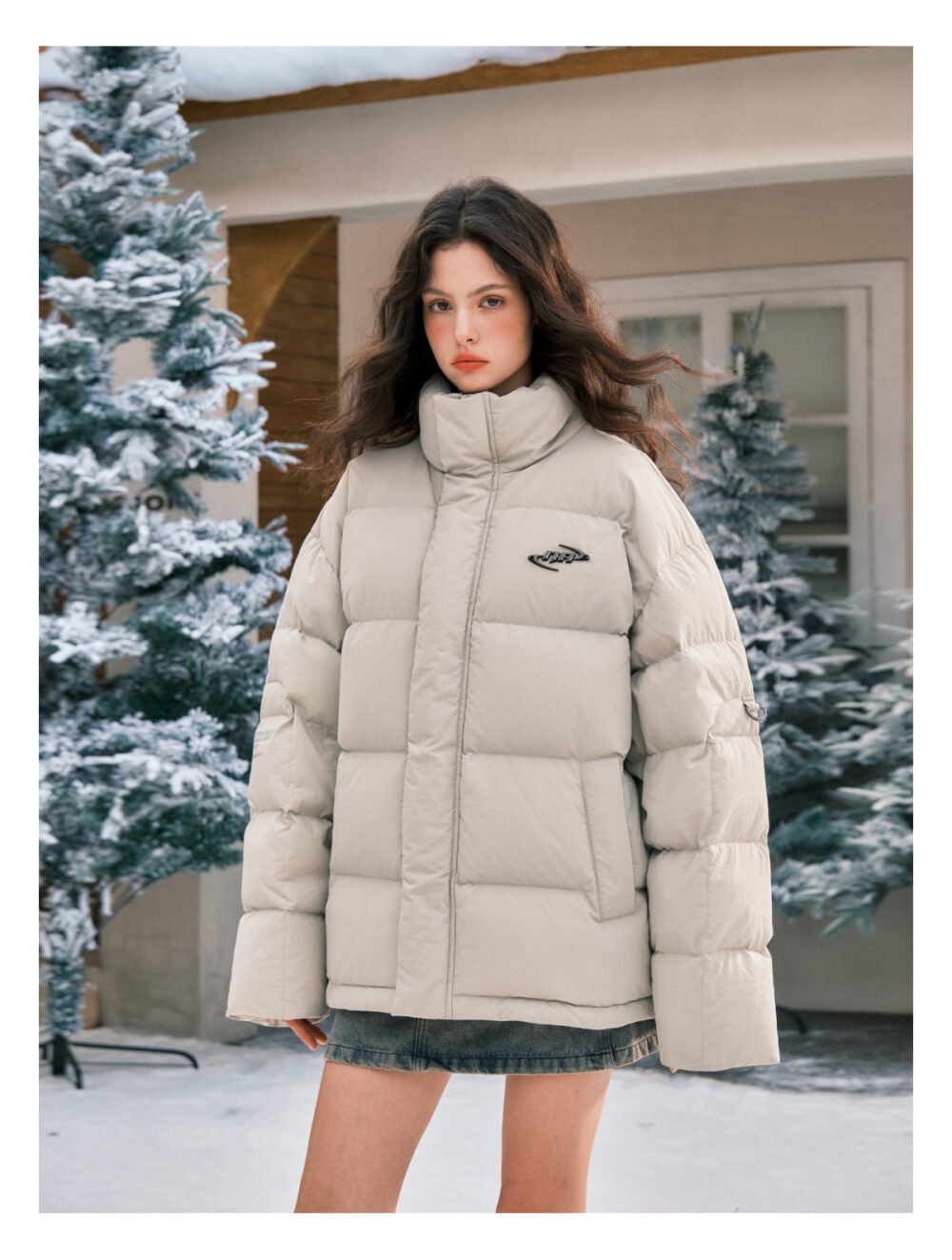 NARTALIY Splash-Proof Stand-Up Collar Down Jacket - Unisex Winter American Style Thickened Duck Down Jacket - Image 10