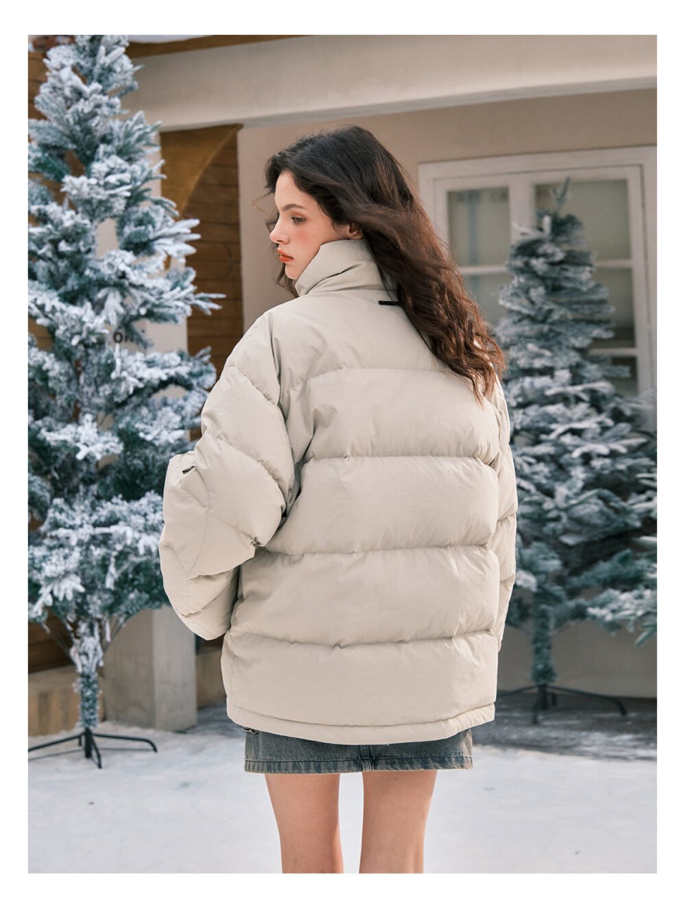 NARTALIY Splash-Proof Stand-Up Collar Down Jacket - Unisex Winter American Style Thickened Duck Down Jacket - Image 11