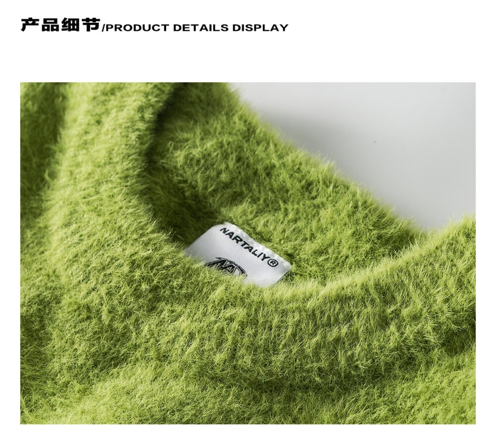 NARTALIY Cat Mohair Sweater - Unisex Autumn and Winter American Retro Loose Sweater - Image 19