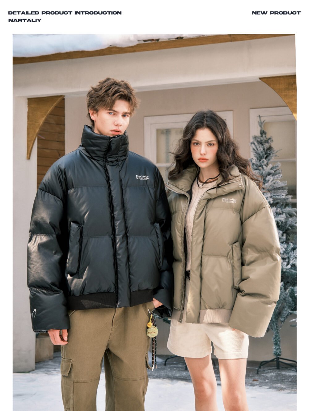 NARTALIY Thickened Unisex Short Down Jacket
