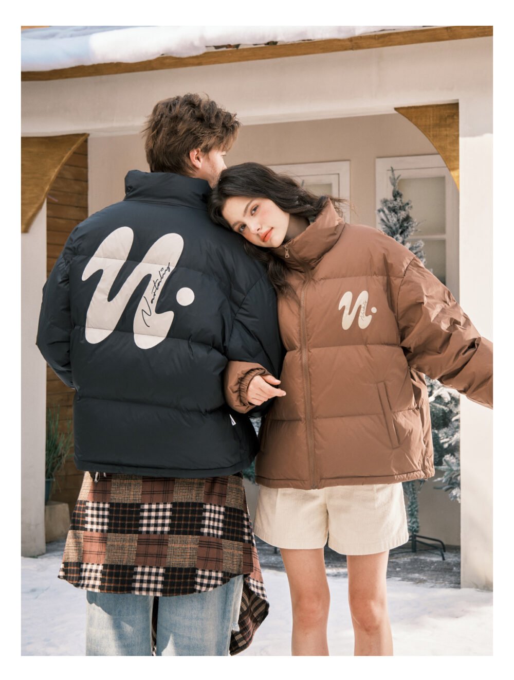 NARTALIY American Style Short Stand Collar Down Jacket - Image 3