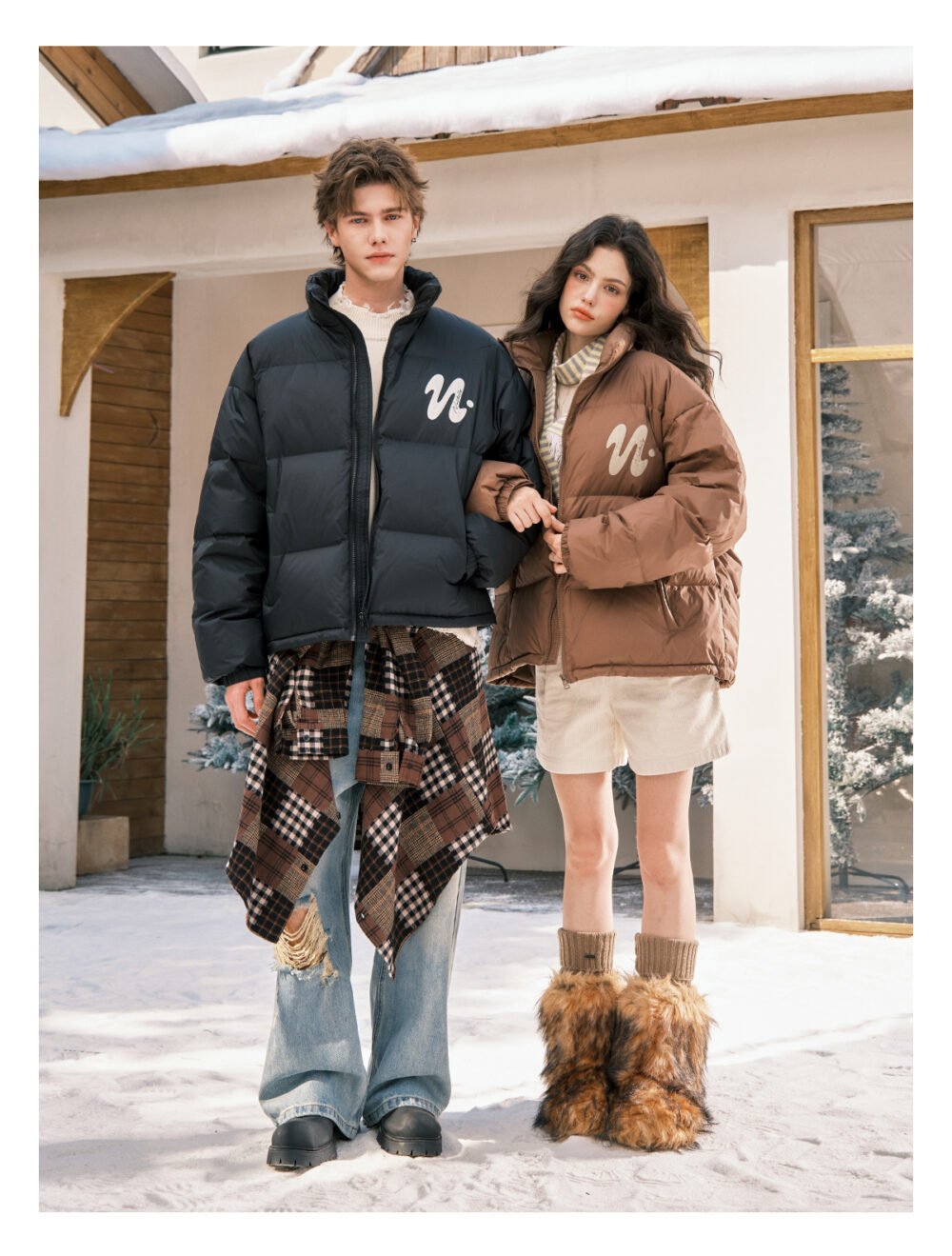 NARTALIY American Style Short Stand Collar Down Jacket - Image 2