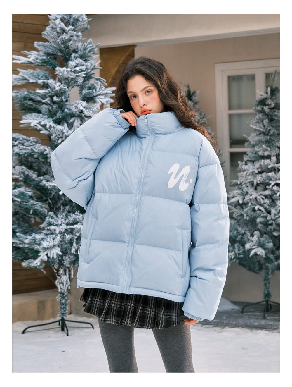 NARTALIY American Style Short Stand Collar Down Jacket - Image 11