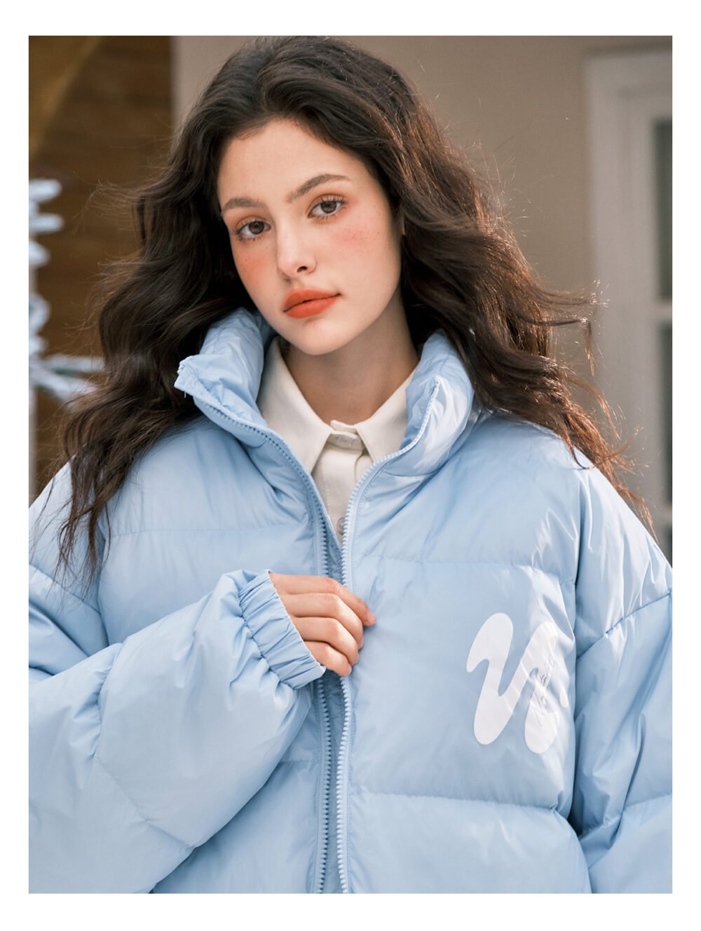 NARTALIY American Style Short Stand Collar Down Jacket - Image 12